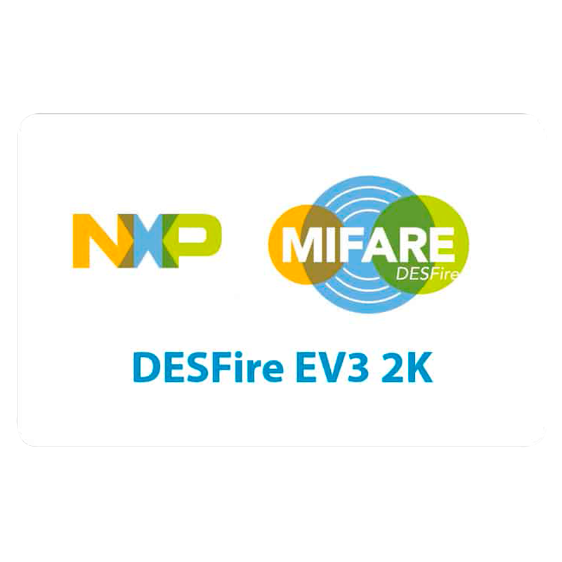 Tarjeta NXP® DESFire™ EV3 2K//Tarjeta NXP® DESFire™ EV3 2K