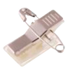 Pinza Cocodrilo e Imperdible con Adhesivo//Crocodile-style Clip and Safety Pin with Adhesive