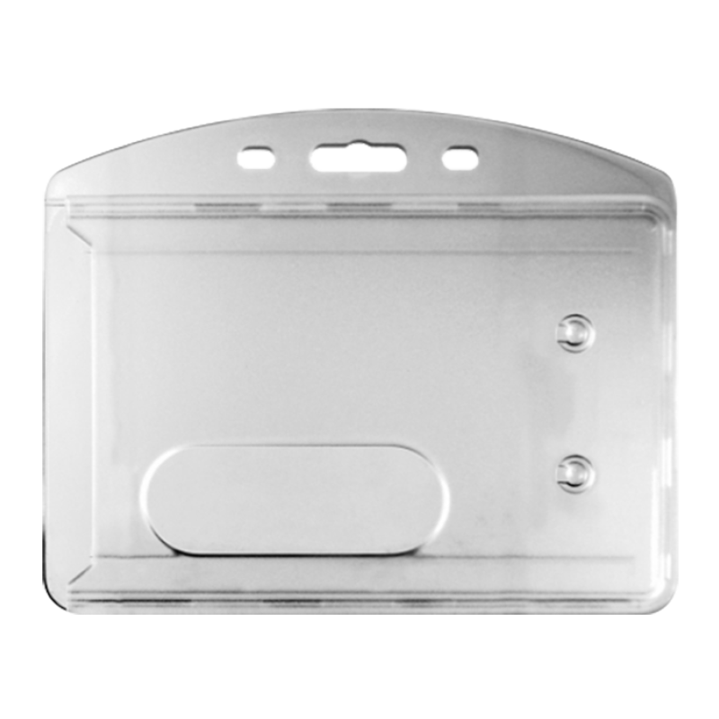 Porta-Tarjetas Horizontal Rígido (1 Tarj.)//Horizontal Semirigid Cristal Card Holders (1 Tarj.)