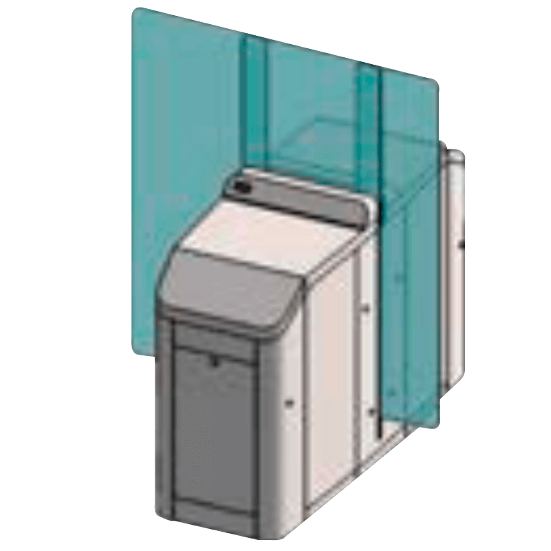 Mecanizado ARGUSA® PCO-RSV3EH/3 en AISI 304//ARGUSA® PCO-RSV3EH/3 Motor-Driven Sliding Gate (AISI 304)
