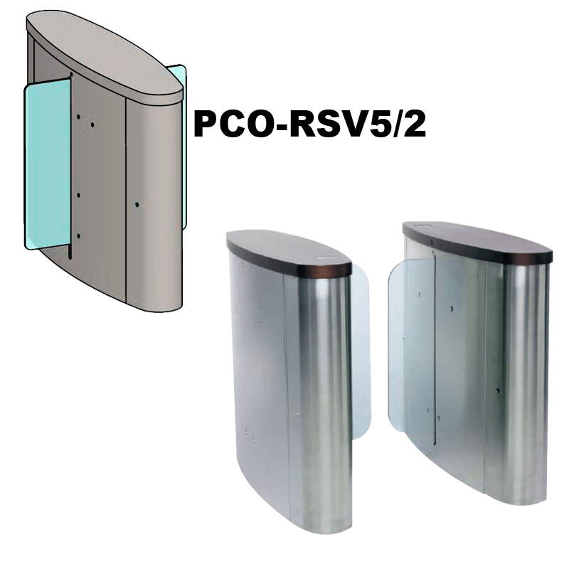 Mecanizado ARGUSA® PCO-RSV5/2 en AISI 304//ARGUSA® PCO-RSV5/2 Motor-Driven Sliding Gate (AISI 304)