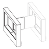 Mecanizado ARGUSA® PM-900SE/1 en AISI 304//ARGUSA® PM-900SE/1 Motor-Driven Swing Gate (AISI 304)