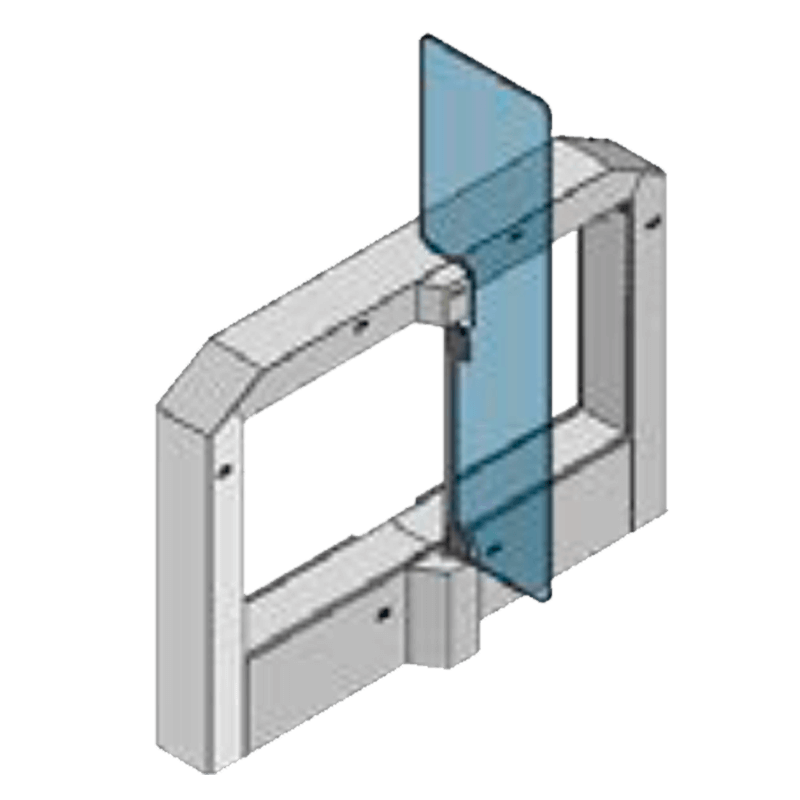 Mecanizado ARGUSA® PM-900SH/1 en AISI 316//ARGUSA® PM-900SH/1 Motor-Driven Swing Gate (AISI 316)