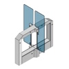 Mecanizado ARGUSA® PM-900SH/2 en AISI 316//ARGUSA® PM-900SH/2 Motor-Driven Swing Gate (AISI 316)