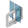 Mecanizado ARGUSA® PM-900SEH/3 en AISI 304//ARGUSA® PM-900SEH/3 Motor-Driven Swing Gate (AISI 304)
