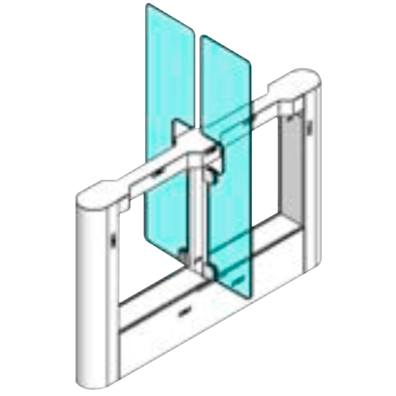Mecanizado ARGUSA® PM-910SH/2 en AISI 304 de Altura Completa//ARGUSA® PM-910SH/2 Motor-Driven Swing Gate (AISI 304)