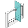 Mecanizado ARGUSA® PM-910SEH/1 en AISI 304 de Altura Completa//ARGUSA® PM-910SEH/1 Motor-Driven Swing Gate (AISI 304)