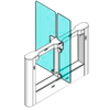Mecanizado ARGUSA® PM-910SEH/3 en AISI 316 de Altura Completa//ARGUSA® PM-910SEH/3 Motor-Driven Swing Gate (AISI 316)
