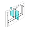 Mecanizado ARGUSA® PM-910S/2 en AISI 304//ARGUSA® PM-910S/2 Motor-Driven Swing Gate (AISI 304)