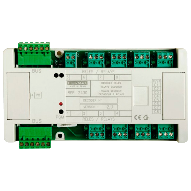 Decoder FERMAX® para 8 Relés MDS/AC+//FERMAX® Decoder for 8 MDS/AC+ Relays