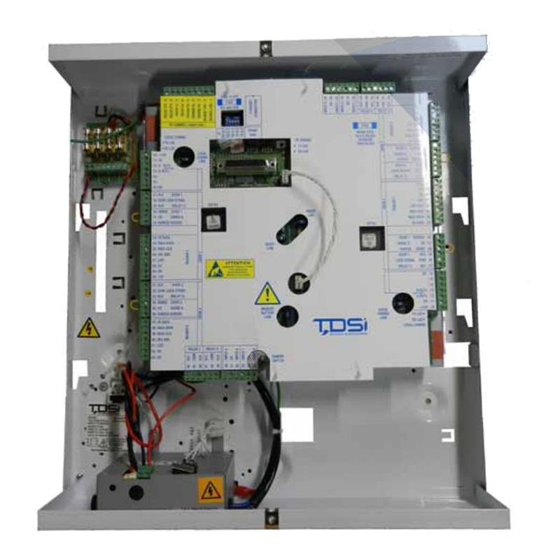 Controlador de 4 Lectores Master/Slave TDSI® EXpert4® IP con Fuente de Alimentación//4 Reader Master/Slave Door Control Panel TDSI® EXpert4® IP with Power Supply Unit