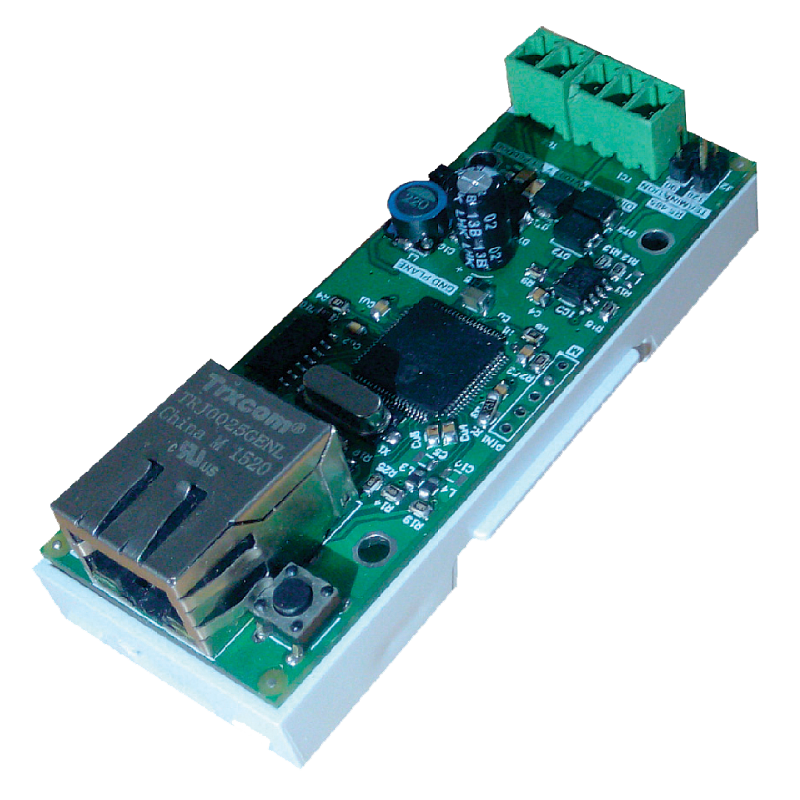 Conversor XPR® CNV1000 TCP/IP-RS485 (Carril DIN)//XPR® CNV1000 TCP / IP-RS485 Converter (DIN Rail)