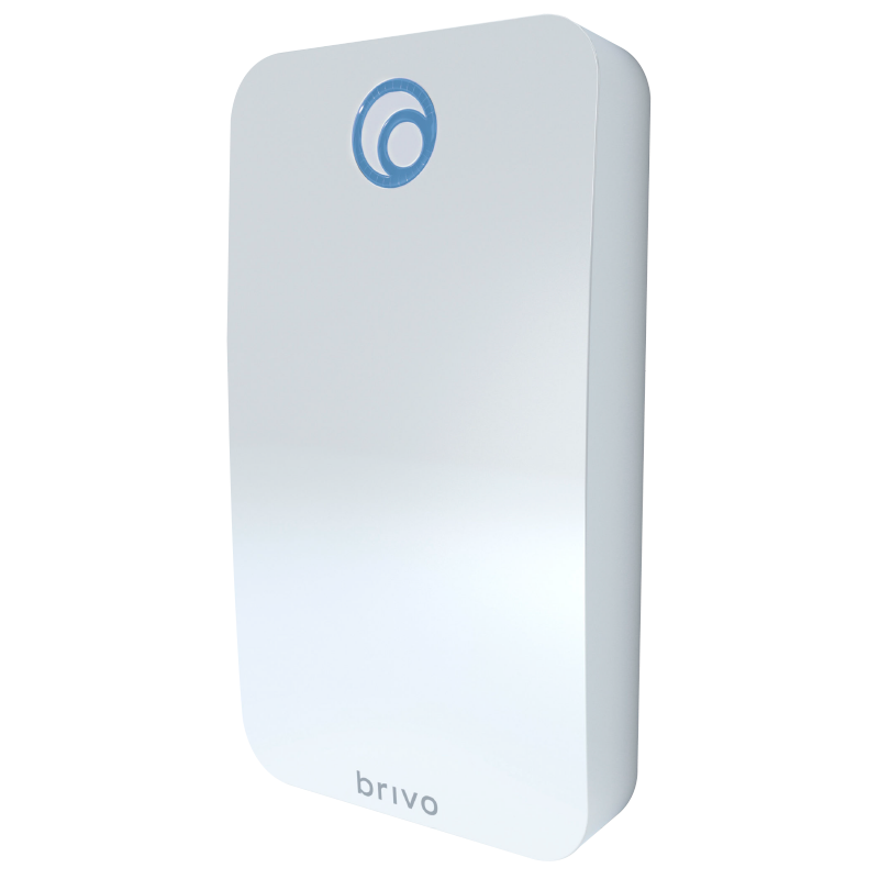 Lector Autónomo BRIVO® Tri-Tecnología 125 KHZ + 13.56 MHz + BLE (Blanco) - Cuadrado//BRIVO® Tri-Technology 125 KHZ + 13.56 MHz + BLE Standalone Reader (White) - Single Gang