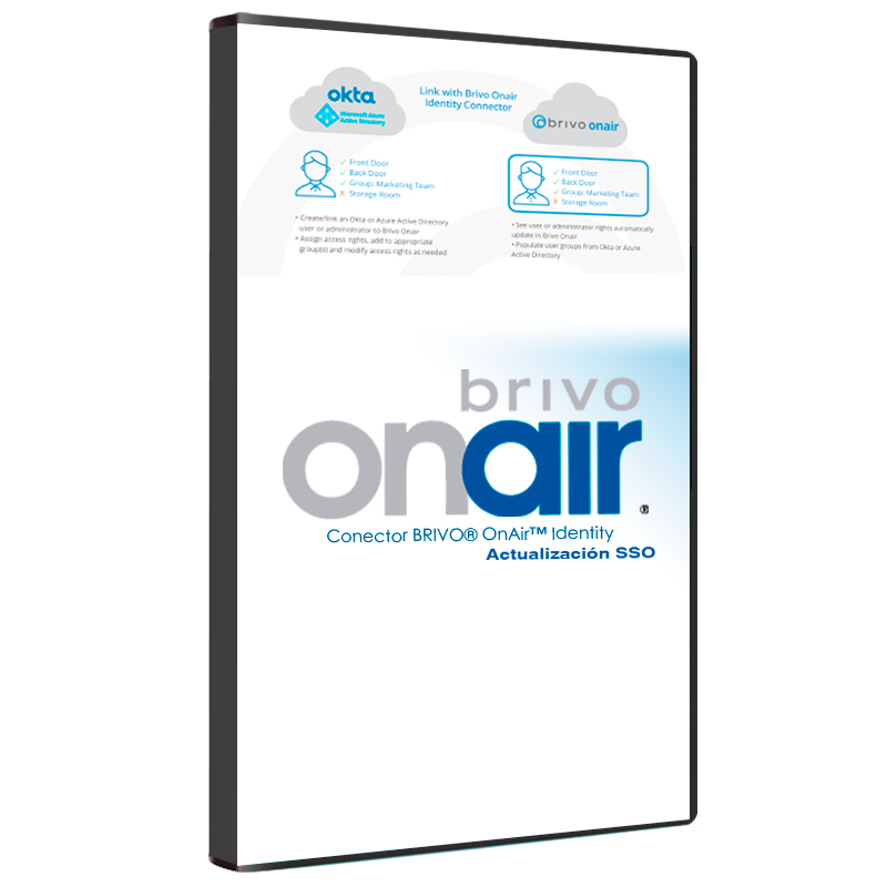 Actualización SSO para los Conectores BRIVO® Identity™//SSO for BRIVO® Identity™ Connectors