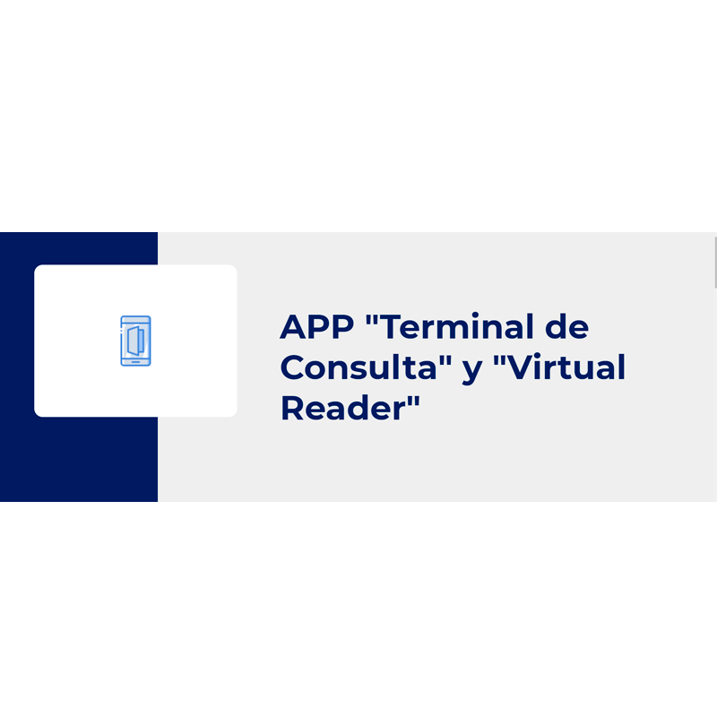 App DORLET® Virtual Reader//DORLET® Virtual Reader App