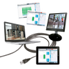 Kit de Conexión a Tornos AUTOMATIC SYSTEMS® Smart n’ Slim (Hasta 7 Pasillos)//AUTOMATIC SYSTEMS® Smart n’ Slim Wired Connexion Kit (Up to 7 Corridors)