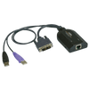 Adaptador KVM Multimedia Virtual DVI USB con Compatibilidad para Tarjetas Inteligentes ATEN™ KA7166//ATEN™ KA7166 USB DVI Virtual Media KVM Adapter with Smart Card Support