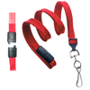 Lanyard de 10mm con Cierre y Mosquetón//10mm Lanyard with Clasp and Carabiner