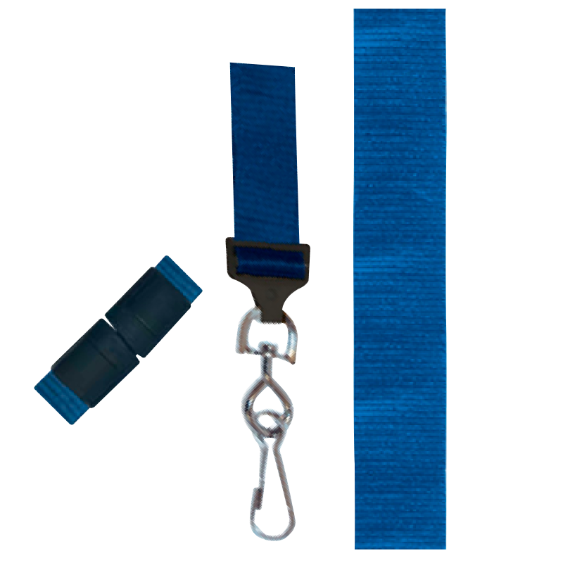 Lanyard de 16mm con Cierre y Mosquetón//16mm Lanyard with Clasp and Carabiner