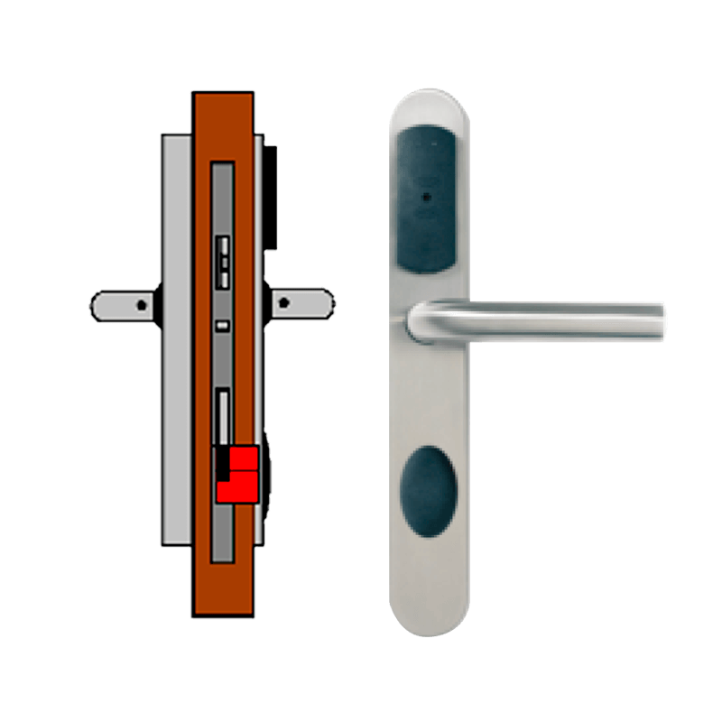 Manilla Wireless ON-LINE TESA® SMARTair™ L2O sin Privacidad//Wireless ON-LINE TESA® SMARTair™ Escutcheon L2O without Privacy