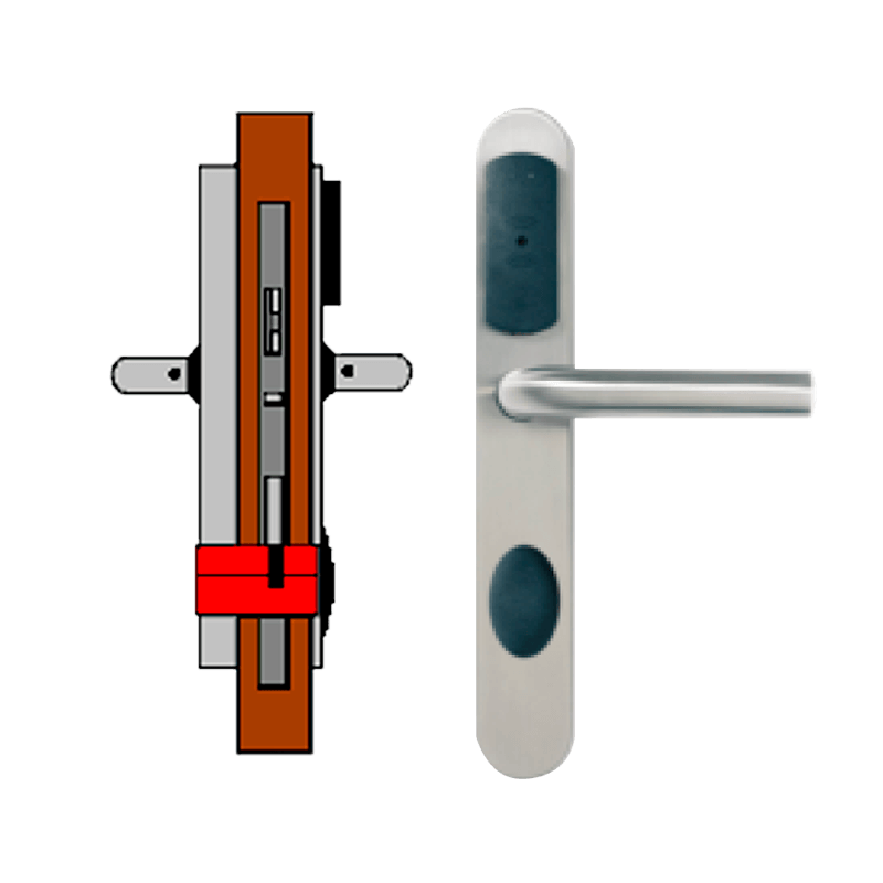 Manilla Wireless ON-LINE TESA® SMARTair™ L3O sin Privacidad//Wireless ON-LINE TESA® SMARTair™ Escutcheon L3O without Privacy