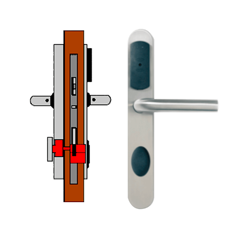 Manilla Wireless ON-LINE TESA® SMARTair™ L8O con Privacidad Elec.//Wireless ON-LINE TESA® SMARTair™ Escutcheon L8O with Elec. Privacy