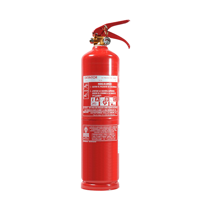 Extintor VU-3-PP de 3 Kg. ABC "BV"//VU-3-PP 3 Kg ABC Powder "BV" Fire Extinguisher