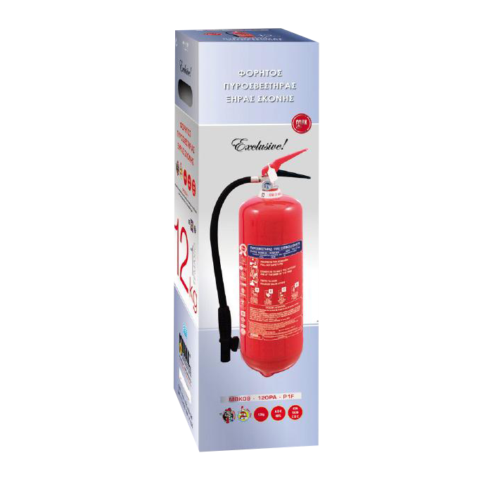 Extintor VU-12-PP de 12 Kg. ABC "BV"//VU-12-PP 12 Kg. ABC Powder "BV" Fire Extinguisher