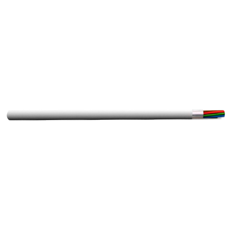 Manguera ASCABLE-RECATEL® RTAP 10x0.22mm² con Pantalla ZH (Blanco)//ASCABLE-RECATEL® RTAP 10x0.22mm² with ZH Shield (White) Cable