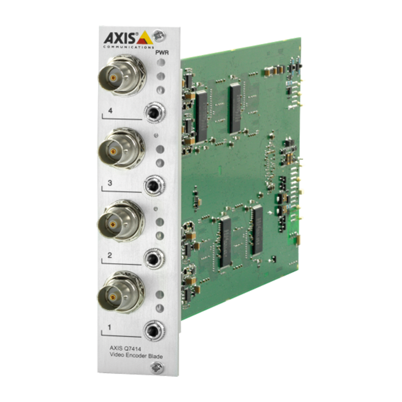 Codificador de Vídeo AXIS™ Q7414 en Tarjeta//AXIS™ Q7414 IP Video Encoder Blade