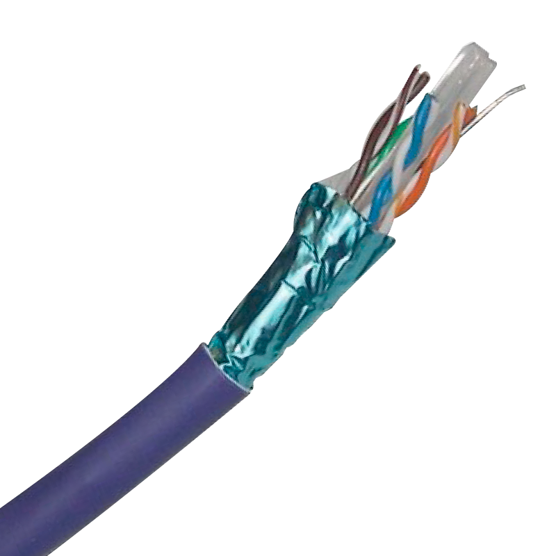 Cable F/UTP EXCEL®® Categoría 6 Dca LS0H - Violeta//EXCEL®® Category 6 Cable F/UTP Dca LS0H 305m Reel - Violet