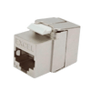 Módulo EXCEL® Keystone Toolless (sin Herramienta) Categoría 6A de Perfil Bajo Apantallado//EXCEL® Keystone Toolless Module Category 6A Low Profile Screened