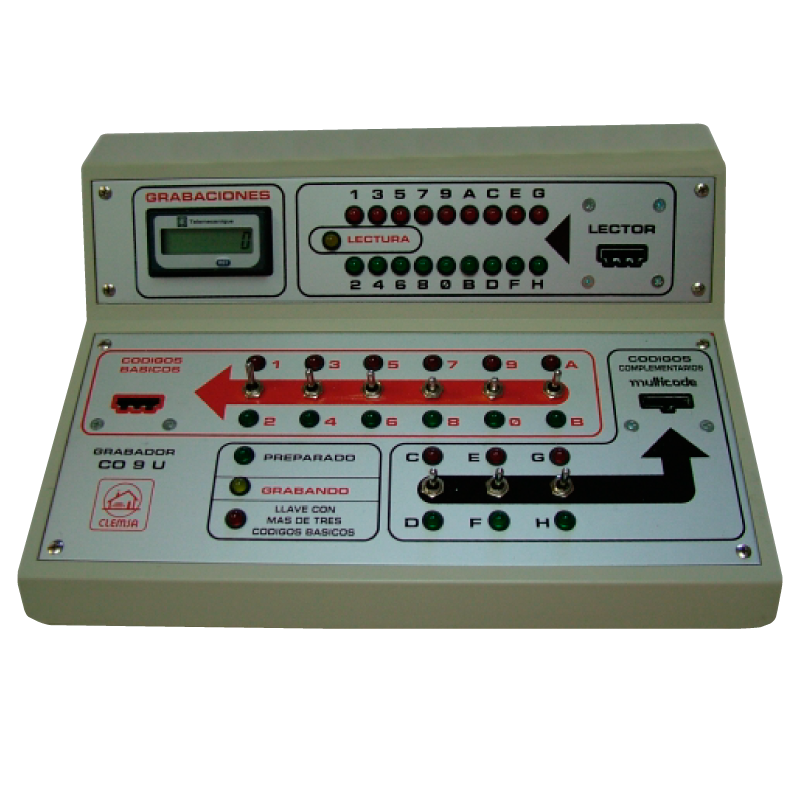 Codificador Universal de Llaves Magnéticas//Universal Magnetic Key Encoder