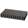 Switch PoE+ FERMAX® de 8 Puertos (+2 Uplink) para 8 Interfonos IP - 60W//FERMAX® 8-Port (+2 Uplink) PoE+ Switch for 8 IP Cameras - 60W