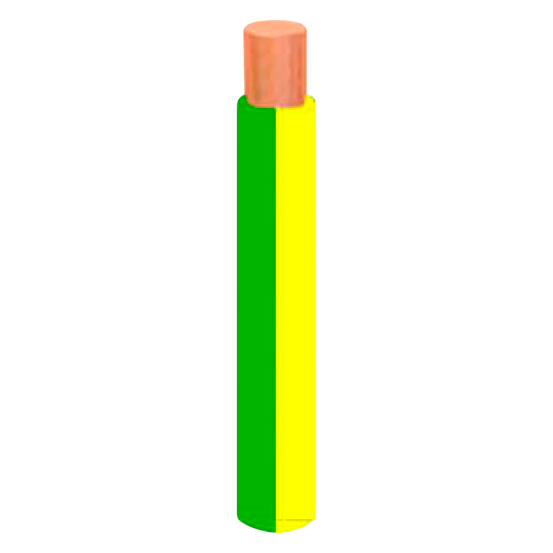 Cable Exzhellent® XXI 07Z1-K AS 1x2.5mm² Amarillo/Verde//Exzhellent® XXI 07Z1-K AS 1x2.5mm² Cable - Yellow/Green