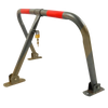 Barrera Guardaplazas de 3 Bases con Candado//Guard Places Barrier of 3 Bases with Padlock