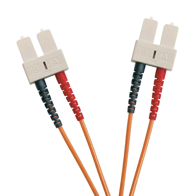 Latiguillo de Fibra OM2 SC-SC 50/125 Dúplex LSZH Naranja 2 M//OM2 FO Patch Lead SC-SC 50/125 Duplex LS0H Orange 2 M