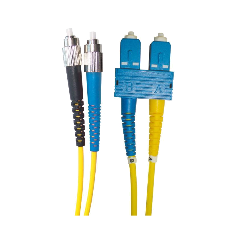 Latiguillo de Fibra OS2 FC-SC 09/125 Dúplex LSZH Amarillo 1 M//OS2 FO Patch Lead FC-SC 09/125 Duplex LS0H Yellow 1 M