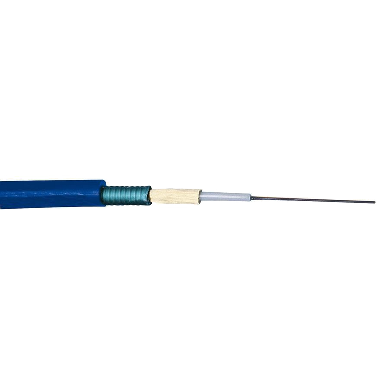 Fibra Óptica EXCEL® OM3 de 4 Núcleos 50/125 en Tubo Suelto CST - Cable Azul//EXCEL® OM3 4 Core Fibre Optic 50/125 Loose Tube CST Blue Cable