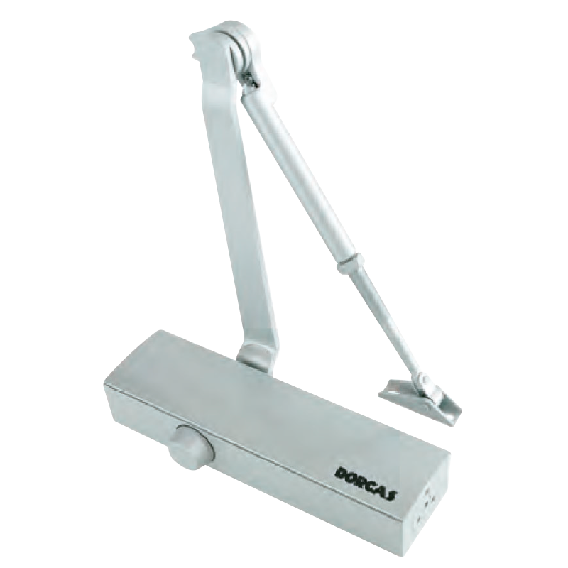Cierrapuertas Hidraúlico DORCAS® DC3 SA - Gris//DORCAS® Hydraulic Door Closer DC3 SA - Grey
