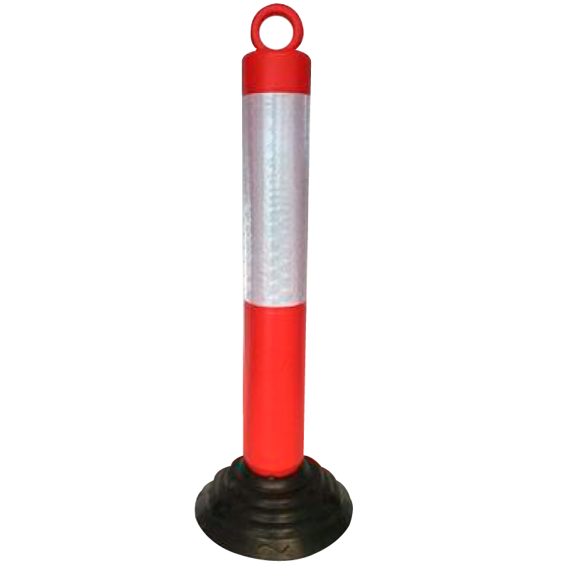 Poste Abatible de PVC Rojo//Red PVC Folding Post