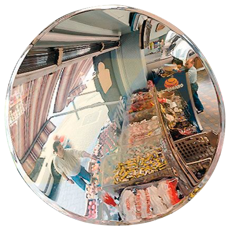 Espejo Convexo de Interior Circular (4 Metros)//Convex Circular Indoor Mirror (4 Meters)