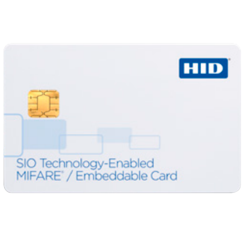 Tarjeta Fresable HID® SIO™ MIFARE™ 1K Multilaminada Compuesta//HID® SIO™ MIFARE™ 1K Embeddable Composite Card