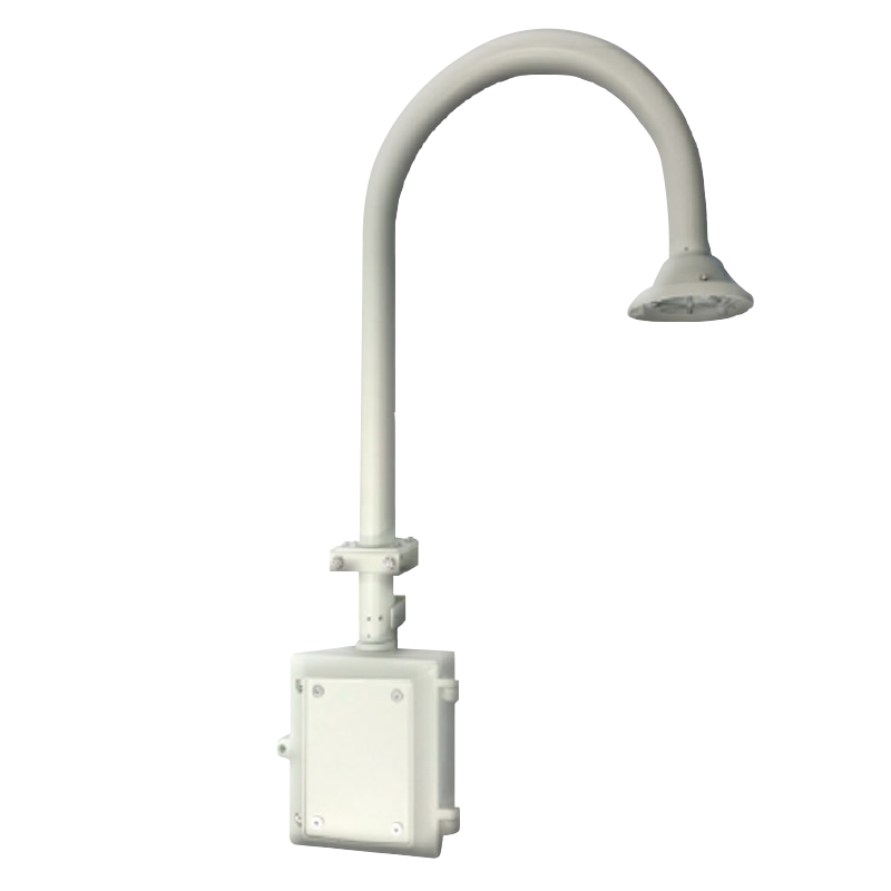Cuello de Cisne GEOVISION™ GV-Mount208-1 con Cajeado//GEOVISION™ GV-Mount208-1 Swan Neck Mount Bracket
