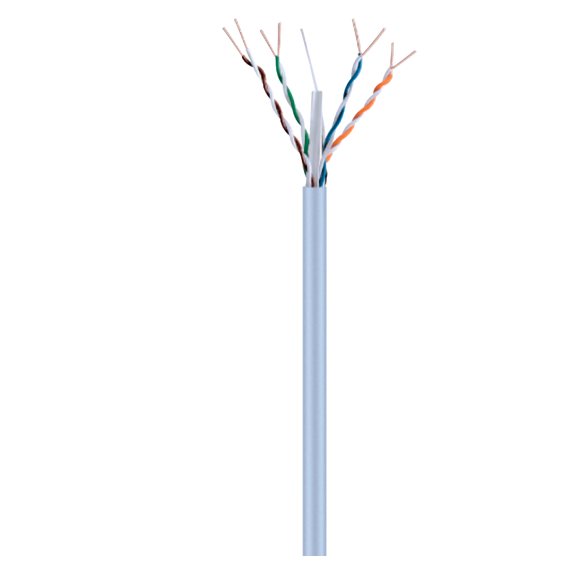 Cable U/UTP GeneralCable® JetLAN™ CAT6 4PR (Cubierta PVC) - Gris//GeneralCable® JetLAN™ U/UTP CAT6 4PR (PVC Cover) Cable - Gray