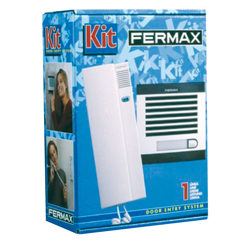 Kit FERMAX® CITYMAX™ 2/L AG 230V TEL. BL (Placa CITYMAX™ y Telefonillos LOFT™)//Kit FERMAX® CITYMAX™ 2/L AG 230V TEL. BL (CITYMAX™ Entry Panel and LOFT™ Phones)