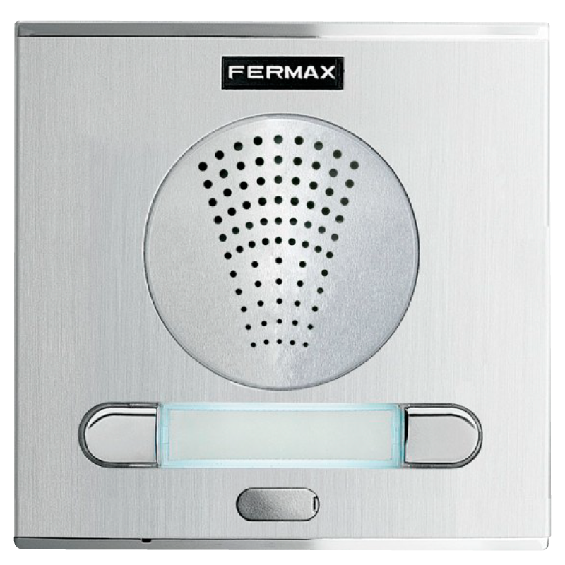 Placa FERMAX® CITY™ S1 AP201 DUOX™ (Audio) - 2 Pulsadores//FERMAX® CITY™ S1 AP201 DUOX™ Entry Panel (Audio) - 2 Push Buttons