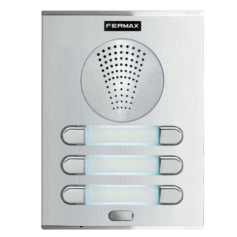Placa FERMAX® CITY™ S3 AP203 VDS™ (Audio) - 6 Pulsadores//FERMAX® CITY™ S3 AP203 VDS™ Entry Panel (Audio) - 6 Buttons