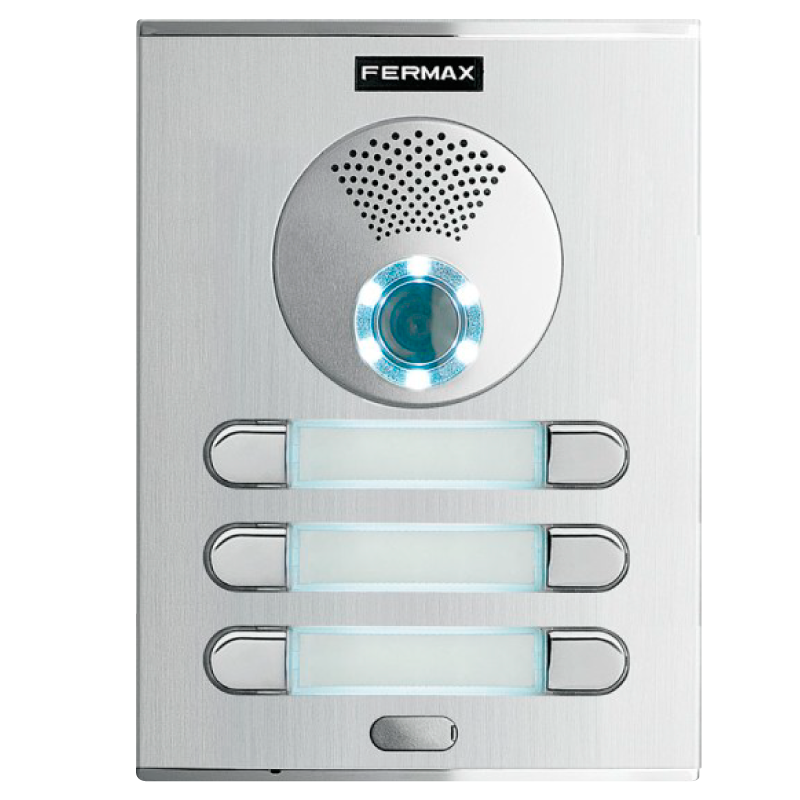 Placa FERMAX® CITY™ S3 CP203 DUOX™ Color (Video) - 6 Pulsadores//FERMAX® CITY™ S3 CP203 DUOX™ Color Plate (Video) - 6 Buttons