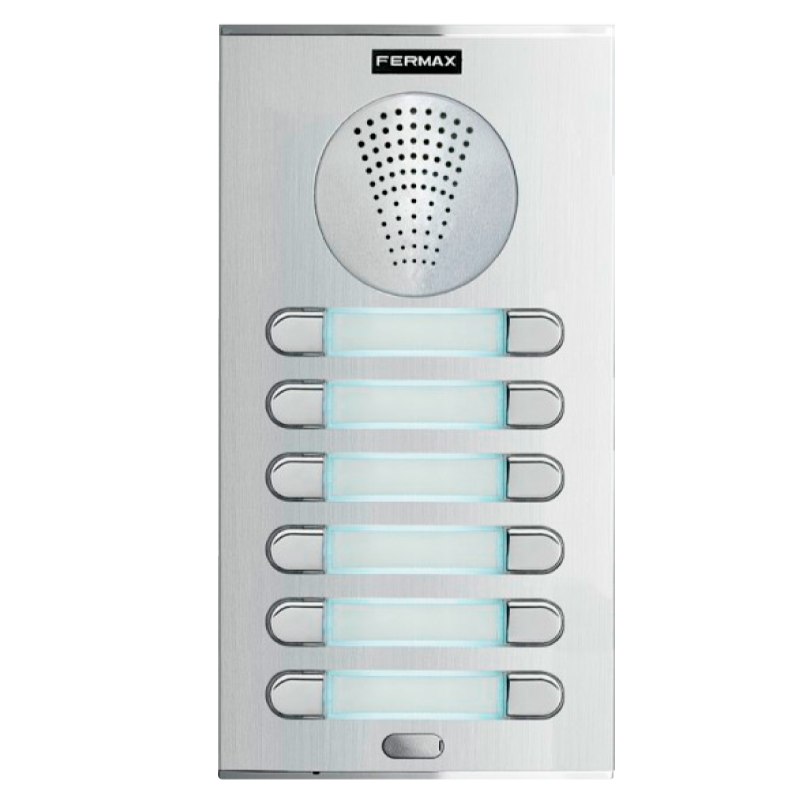Placa FERMAX® CITY™ S5 AP206 4+N (Audio) - 12 Pulsadores//FERMAX® CITY™ S5 AP206 4+N Entry Panel (Audio) - 12 Buttons